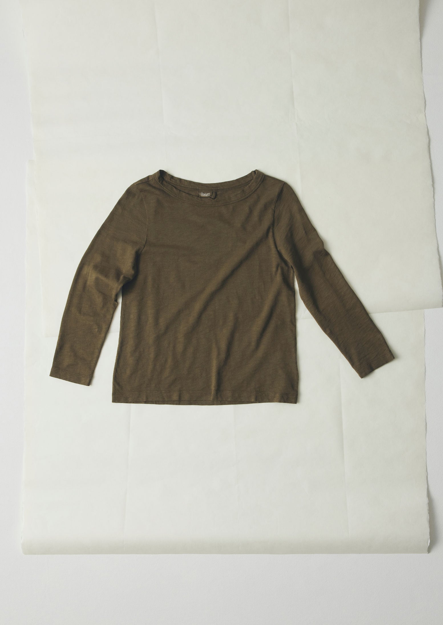 Lia Cotton Boat Neck Tee
