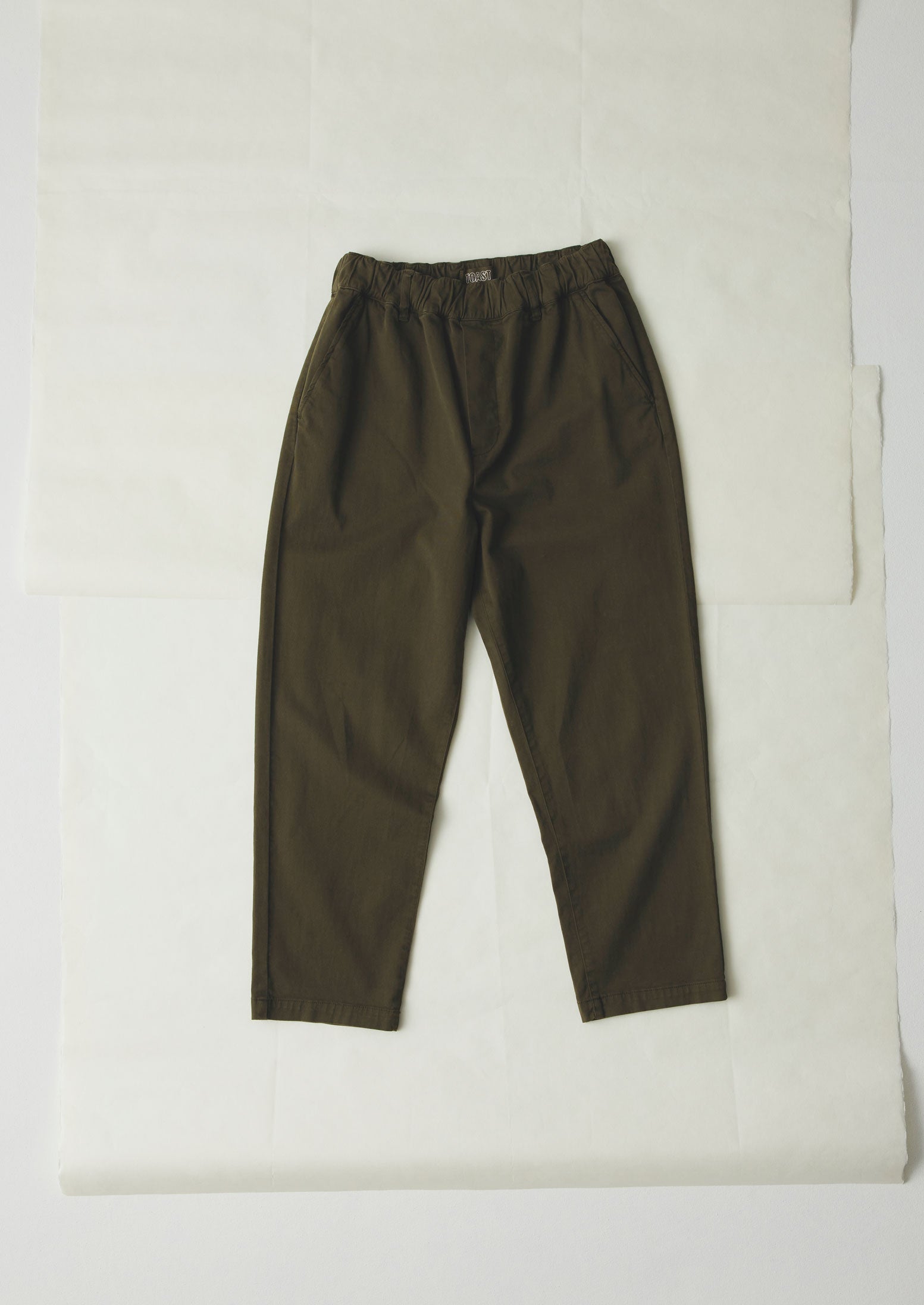 Gabi Cotton Twill Pull On Trousers
